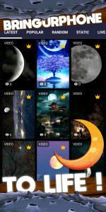 اسکرین شات برنامه moon wallpaper 2