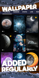 اسکرین شات برنامه moon wallpaper 7