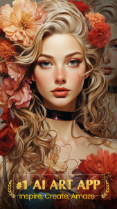 اسکرین شات 1 برنامه AI Art Photo - Live Wallpaper