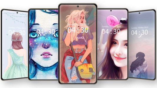 اسکرین شات 8 برنامه Girly Wallpaper Aesthetic