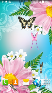 اسکرین شات برنامه Butterflies Live Wallpaper 2
