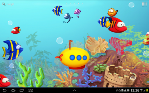 اسکرین شات برنامه Aquarium Live Wallpaper 5