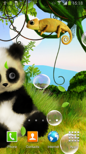 اسکرین شات برنامه Panda Live Wallpaper 5