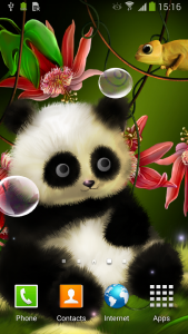 اسکرین شات برنامه Panda Live Wallpaper 3