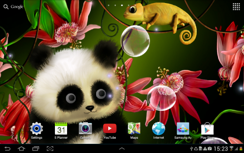 اسکرین شات برنامه Panda Live Wallpaper 1