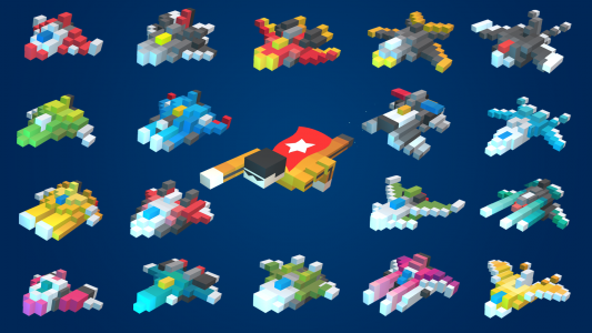 اسکرین شات بازی Sky Wings: Pixel Fighter 3D 8