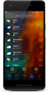 اسکرین شات 6 برنامه 3D EARTH PRO - local forecast