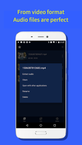 اسکرین شات 3 برنامه Audio Extractor-converter mp3