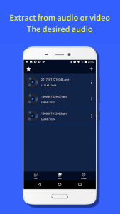 اسکرین شات 1 برنامه Audio Extractor-converter mp3