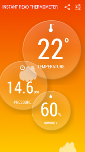 اسکرین شات برنامه Thermometer 2