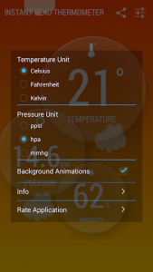 اسکرین شات برنامه Thermometer 5