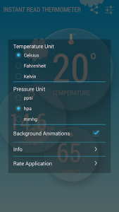 اسکرین شات برنامه Thermometer 4