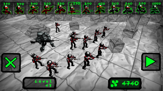 اسکرین شات بازی Battle Simulator: Stickman Zombie 3