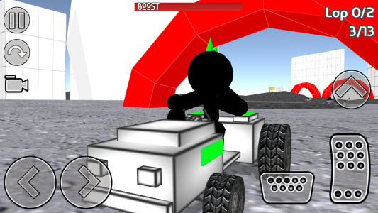 اسکرین شات 2 بازی Stickman Car Racing