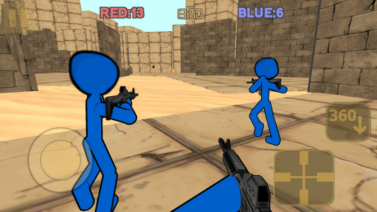 اسکرین شات 1 بازی Stickman Counter Terror Strike