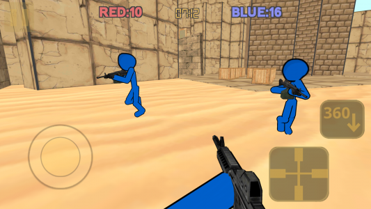 اسکرین شات بازی Stickman Counter Terror Strike 3