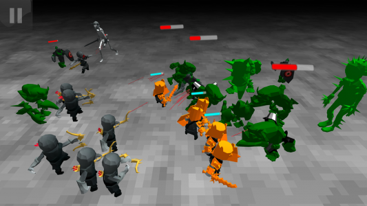 اسکرین شات بازی Zombie Battle Simulator 4
