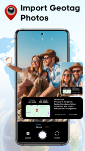 اسکرین شات برنامه GPS Camera Map & Geotag Photos 2