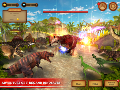 اسکرین شات بازی Dinosaur Fighting Evolution 3D 5