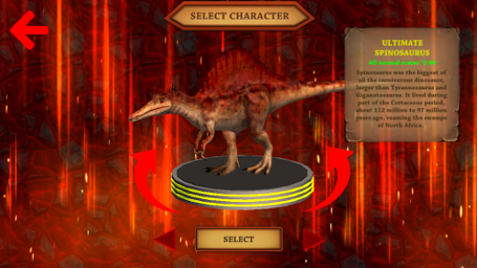 اسکرین شات بازی Spinosaurus Simulator Boss 3D 2
