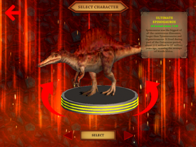 اسکرین شات بازی Spinosaurus Simulator Boss 3D 7