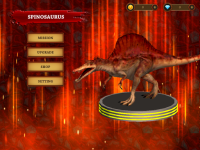 اسکرین شات بازی Spinosaurus Simulator Boss 3D 6