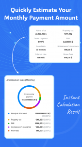 اسکرین شات 4 برنامه Auto Loan Calculator Mortgage