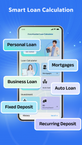 اسکرین شات 1 برنامه Auto Loan Calculator Mortgage