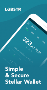 اسکرین شات برنامه LOBSTR Stellar Lumens Wallet. Simple & Secure app. 1