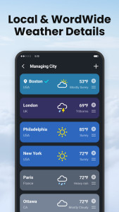 اسکرین شات 5 برنامه Local Weather: Live Forecast