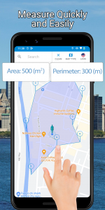 اسکرین شات 3 برنامه Area Calculator For Land