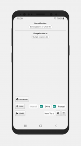 اسکرین شات برنامه Location Changer - Fake GPS 3