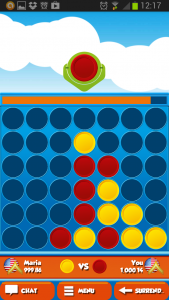 اسکرین شات 1 بازی 4 in a Row Multiplayer