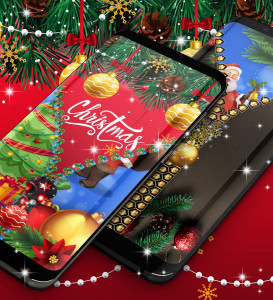 اسکرین شات برنامه Christmas lock screen 2