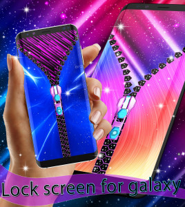 اسکرین شات برنامه Lock screen for galaxy 3