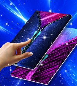 اسکرین شات برنامه Lock screen for galaxy 4