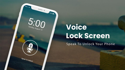 اسکرین شات برنامه Voice Screen Lock 1
