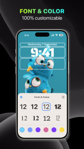 اسکرین شات 5 برنامه Lock Screen, Widgets - YoLock