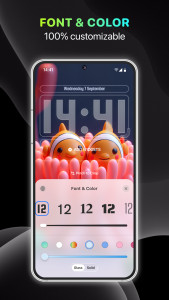 اسکرین شات 2 برنامه Lock Screen, Widgets - YoLock