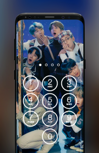 اسکرین شات برنامه Bts Photo Lock Screen App 4