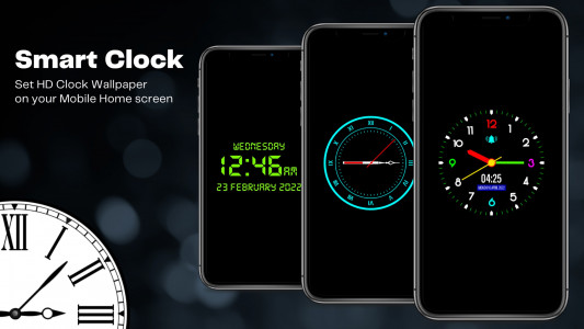 اسکرین شات 1 برنامه Digital Clock Lock Screen Pro