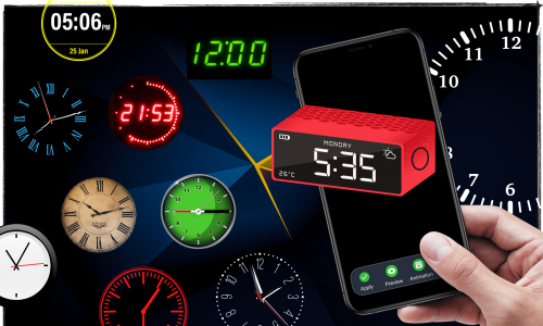 اسکرین شات برنامه Digital Clock Lock Screen Pro 3