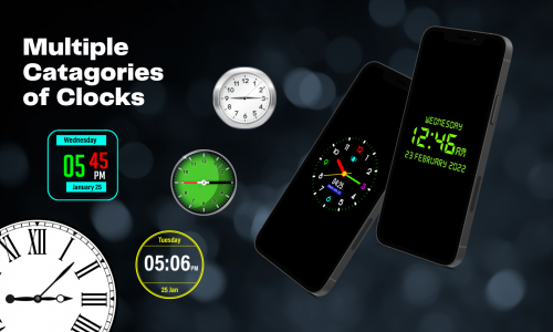 اسکرین شات برنامه Digital Clock Lock Screen Pro 5