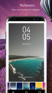 اسکرین شات برنامه Lock screen for  Galaxy S8 edge 3