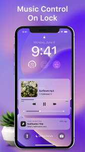 اسکرین شات برنامه iLock – Lockscreen iOS 16 4