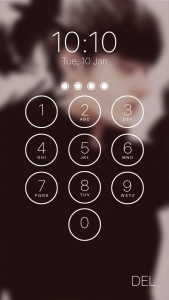 اسکرین شات برنامه kpop lock screen 1