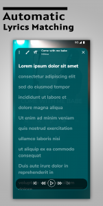 اسکرین شات 2 برنامه Lock Screen Music Player