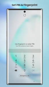 اسکرین شات برنامه Note 10 Lock screen 2