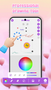 اسکرین شات 4 برنامه Lockscreen Drawing Together