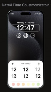اسکرین شات برنامه iphone 15 Lock Screen 3